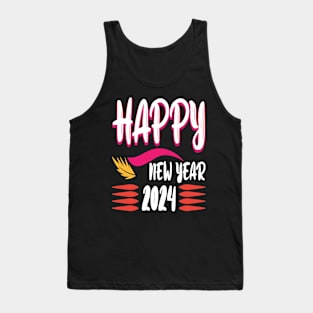 Happy New Year 2024 Tank Top